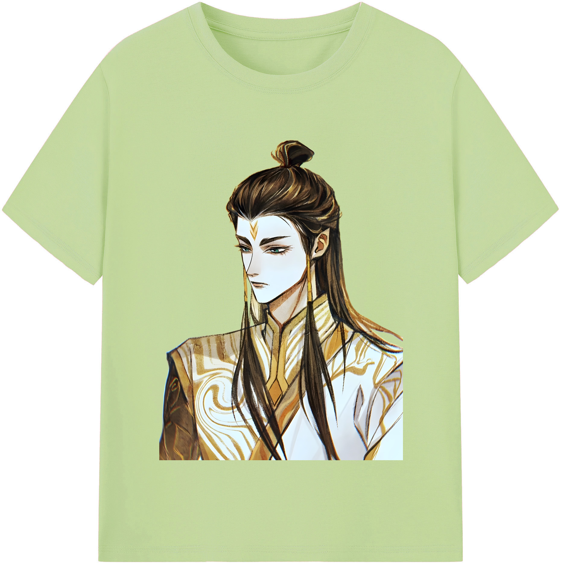 （画像用） Ne Zha 2 ナタ 魔童の大暴れ 綿100％半袖Tシャツ（フロントプリント）